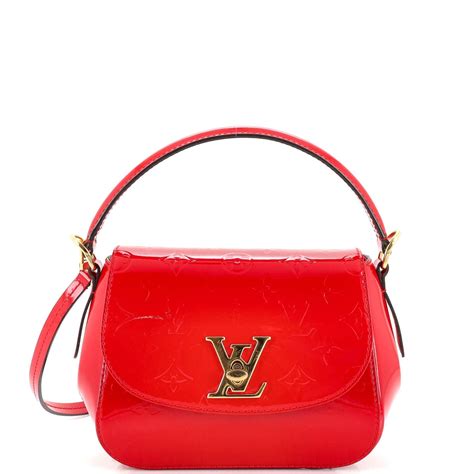 red bag louis vuitton pasadena m94295|LOUIS VUITTON Monogram Vernis Pasadena Red.